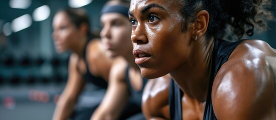 Inclusive fitness group with various workouts, strength training, and diverse challenges for athletes, fostering a healthy environment for friends.