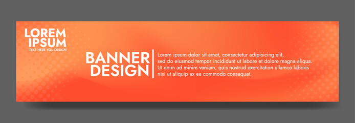 Abstract orange banner color with a unique wavy design. It is ideal for creating eye catching headers, promotional banners, and graphic elements with a modern and dynamic look.