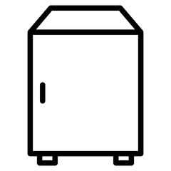 fridge appliance icon vector illustration design