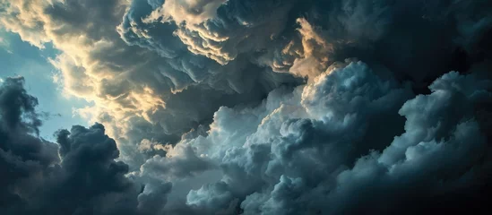 Deurstickers Gloomy stormy clouds © 2rogan