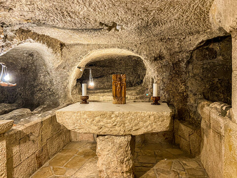 Beneath the Sanctum: Altar in the Caves of the Church of the Nativity