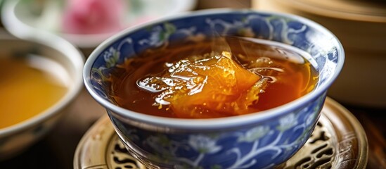 Shark fin soup is a Chinese specialty often enjoyed at special occasions.