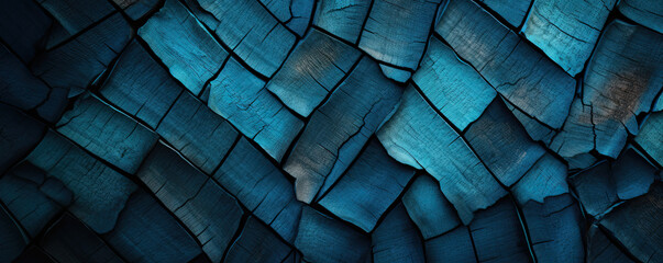 青い木の表面　美しいパターン
Blue wooden surface Beautiful pattern Generative AI