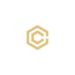 CC logo initial vector luxury style unique branding