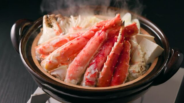 タラバガニの美味しい蟹鍋