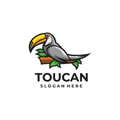 Illustration Toucan Mascot Logo