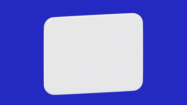 3D Animation of Website Protection with Chroma Key Background