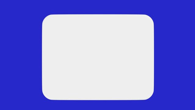 3D Animation of Website Protection with Chroma Key Background