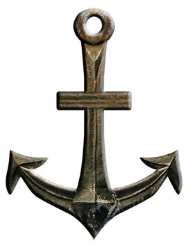 Ancre de Marine Sur fond blanc 