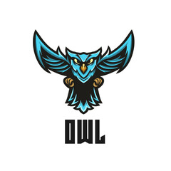 Illustration Owl mascot logo