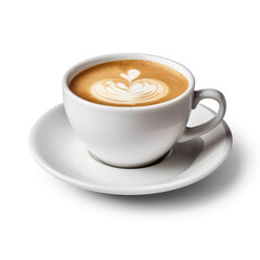 cup of coffee on isolate transparency background, PNG
