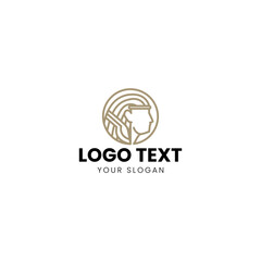 pharaoh ramses egypt logo design vector simple minimalist 