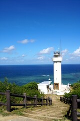 Fototapeta na wymiar Hirakubo Cape Lighthouse , Okinawa