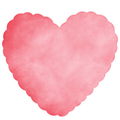 Naklejka na ściany i meble Pink Heart Valentine Decorative Elements