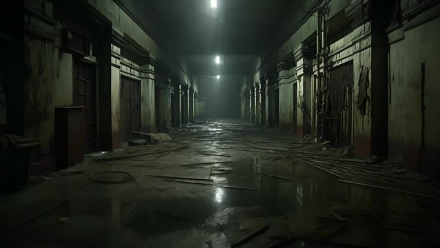 Venture into an abandoned asylum where time stands still, rooms shift and rearrange themselves, revealing the haunting memories of its former inhabitants.