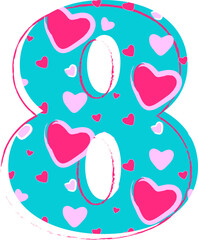 Love Alphabet Number 8