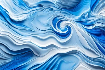 abstract blue background Abstract background of vivid blue and white color mixing with different tints creating uneven surface