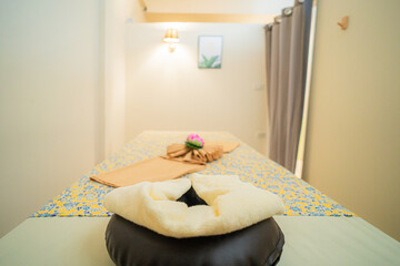 Thai massage oil massage spa room Raw materials for massage Spa compress