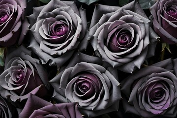 06 black rose background
