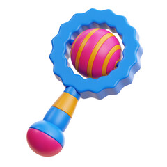 Rattle 3d icon