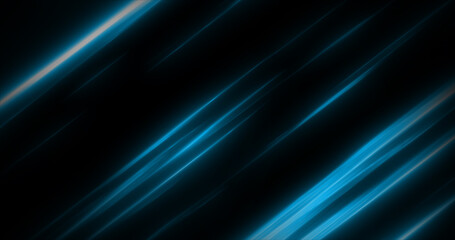 Fototapeta premium Abstract futuristic background blue flying energy hi-tech magic glowing bright lines