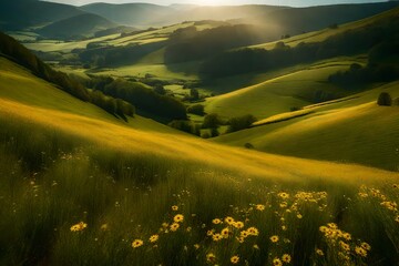 landscape in the mountains