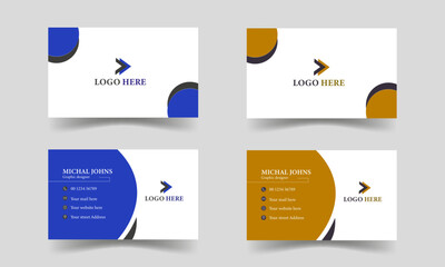 Modern and professional business card template