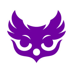 Owl Head Vector Logo Design Template