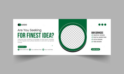Simple Business Facebook  Cover Design.