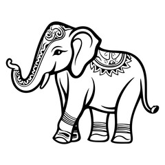 India Elephant clipart