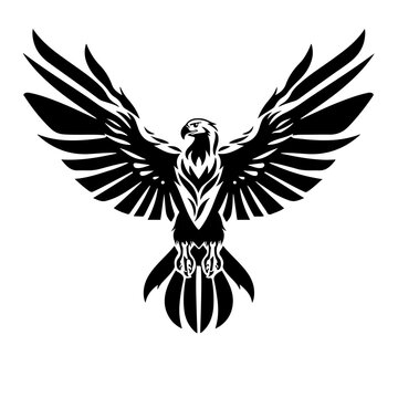 Germany Golden Eagle logo outline