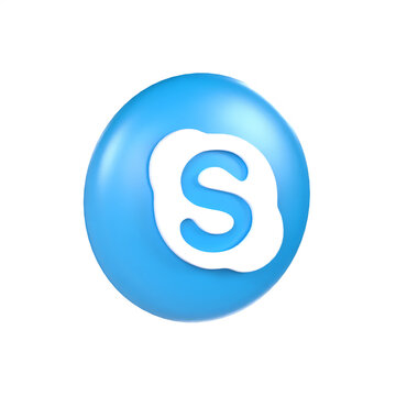 skype 3D icon
