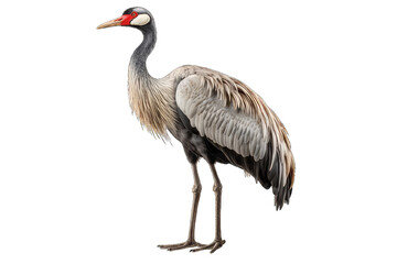 Obraz premium grey crowned crane