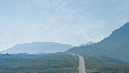 scenic road of salalah oman from Mughsail Beach to Fazayah Beach