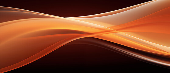 Fluid Amber Waves :  Orange light wave
