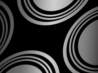 Minimalist dark premium abstract background with luxury geometric dark shapes. Exclusive wallpaper designs for posters, brochures, business cards, presentations, websites, etc.