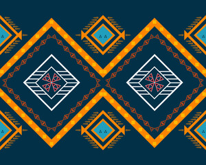 Traditional geometric ethnic fabric pattern design for textiles, rugs, wallpaper, clothing, sarong, scarf, batik, wrap, embroidery, print, curtain, carpet, wallpaper, wrapping, Batik, vector