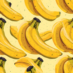 Banana Bliss Seamless Pattern