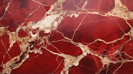 Fototapeta premium Majestic Marble Veins in Red and Gold