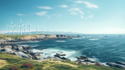 Green Energy along the Coastal Horizon