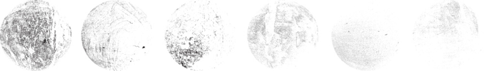 Sprayed black circle set.Graffiti art design . Noise dispersion circle . Spray effect .Grunge texture . Distressed element .vector