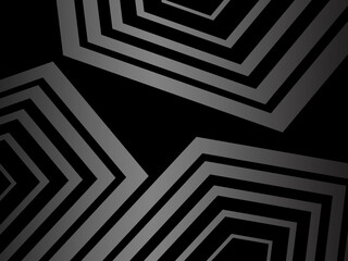 Minimalist dark premium abstract background with luxury geometric dark shapes. Exclusive wallpaper designs for posters, brochures, business cards, presentations, websites, etc.