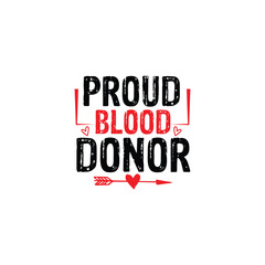 Blood Donor T Shirt Design SVG