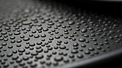 drops of water on a surface