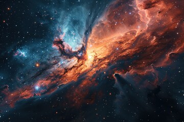 Fototapeta premium cosmic nebulae and galaxies