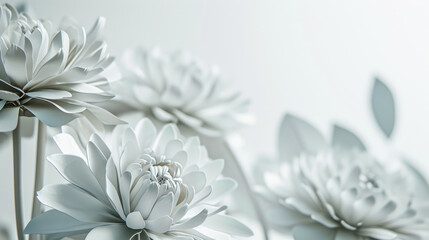 illustration of Flower white background