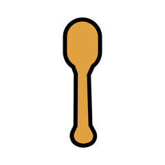 Food Rice Spoon Filled Outline Icon