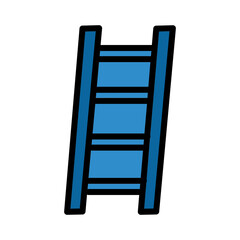 Ladder Rescue Safety Filled Outline Icon