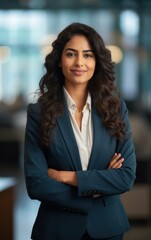 Elegant Professional Indian Businesswoman
