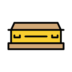 Box Dead Wood Filled Outline Icon